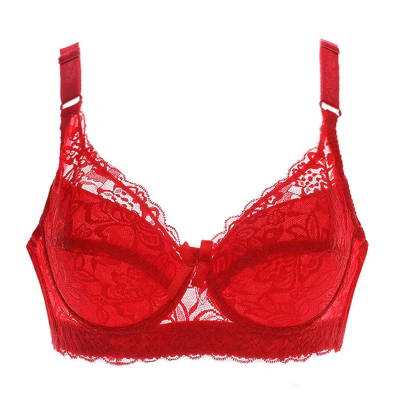 Women Sexy Bralette Big Size Lace Underwear Push Up Bras 80CD-105CD Intimates Female Lace Bra Lingerie 42D 44D 46D soutien gorge
