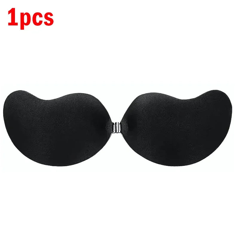 Invisible Strapless Adhesive Stick Bra Strapless Push Up Bras Women Lingerie Seamless Silicone Nipple Covers Bralette Underwear